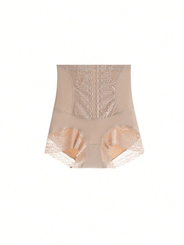 High Waisted Lace Tummy Control Shorts - Image 5