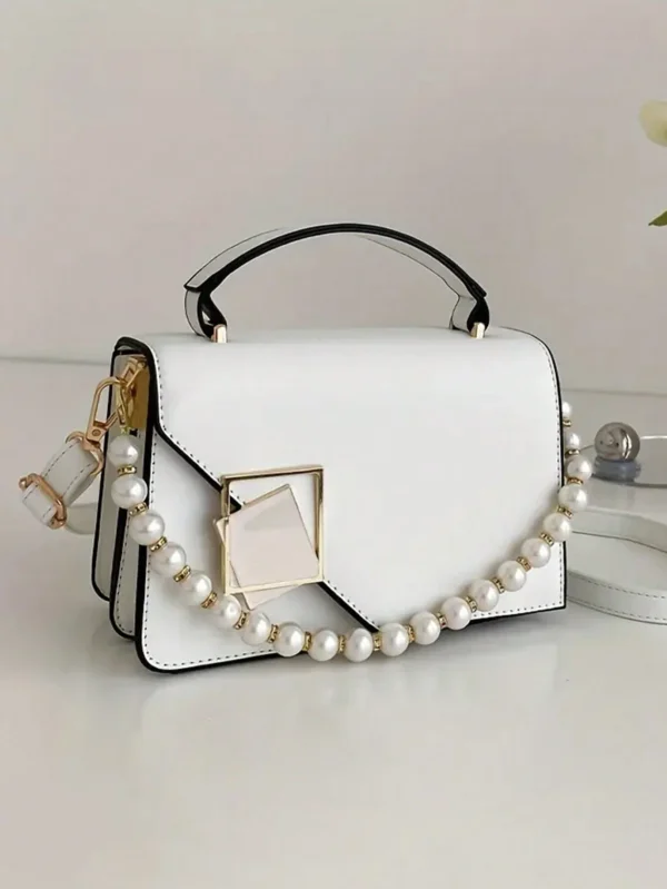 Mini Chain Flap Handbag - Image 9