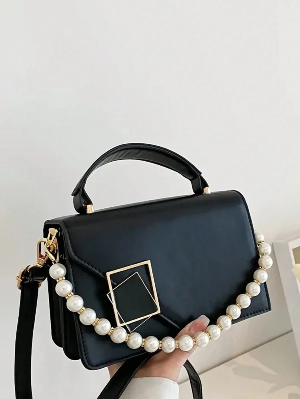 Mini Chain Flap Handbag - Image 10