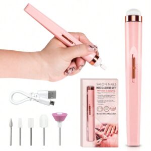 Portable Rechargeable Nail Drill for Home Manicures