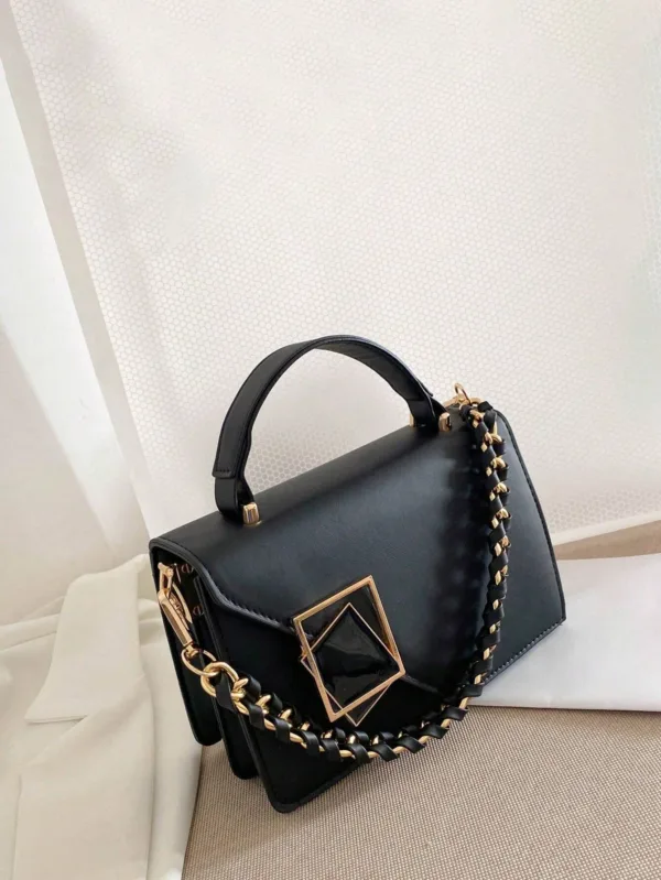 Mini Chain Flap Handbag - Image 11