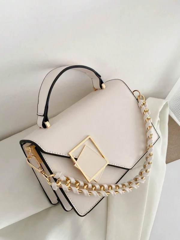 Mini Chain Flap Handbag - Image 12