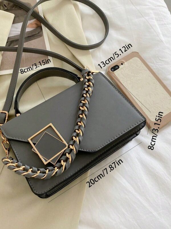 Mini Chain Flap Handbag - Image 3