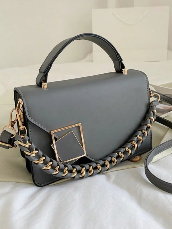 Mini Chain Flap Handbag - Image 13