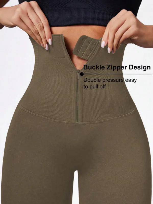 Adjustable High Waisted Yoga Leggings for Active Lifestyle - Image 6