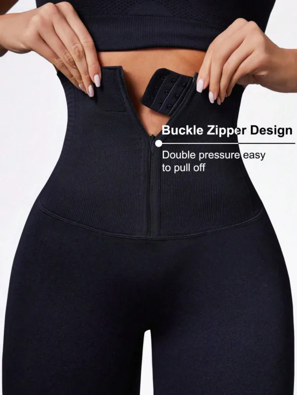 Adjustable High Waisted Yoga Leggings for Active Lifestyle - Image 7