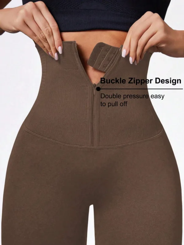 Adjustable High Waisted Yoga Leggings for Active Lifestyle - Image 12