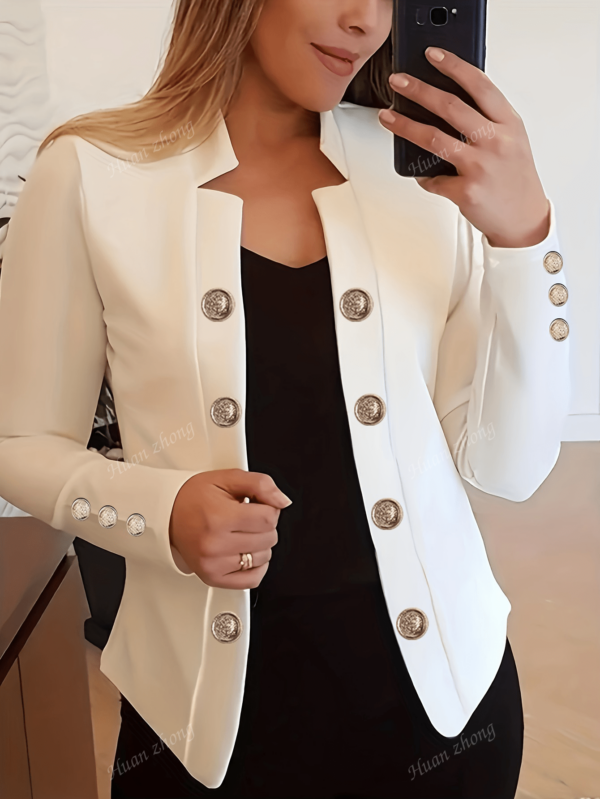 Lightweight Button Front Jacket for Effortless Style