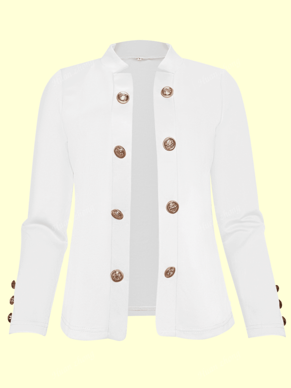 Lightweight Button Front Jacket for Effortless Style - Image 2