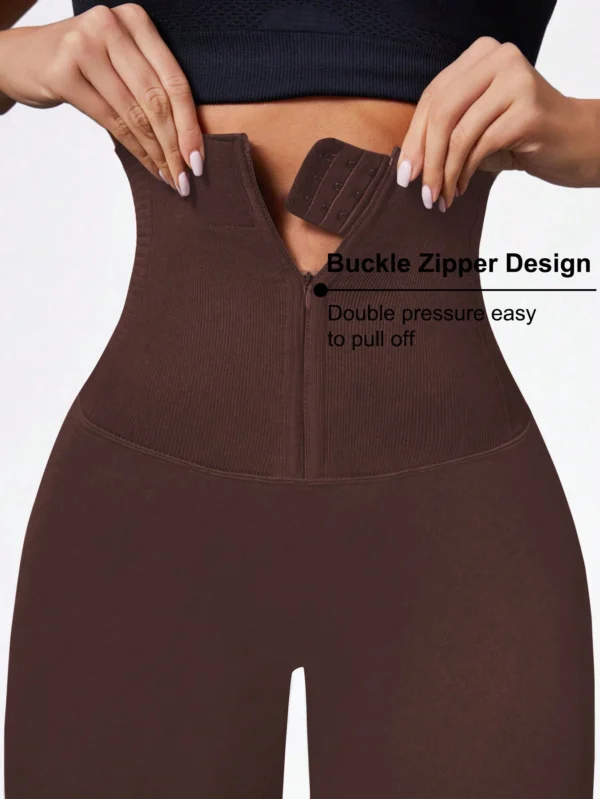 Adjustable High Waisted Yoga Leggings for Active Lifestyle - Image 11