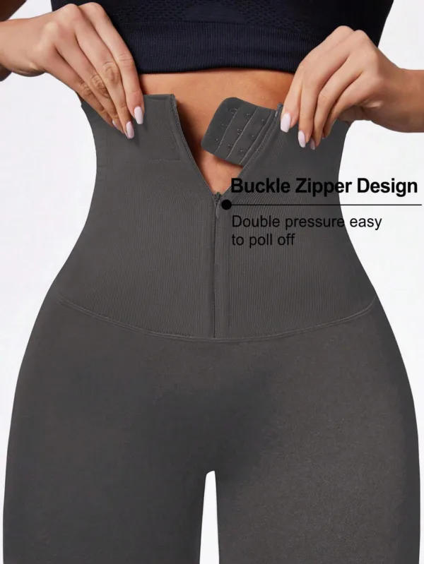 Adjustable High Waisted Yoga Leggings for Active Lifestyle - Image 9