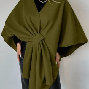 Stylish Asymmetrical Hem Overcoat for Autumn