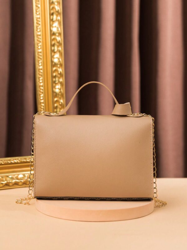 Elegant Mini Crossbody Bag with Chain Strap - Image 5